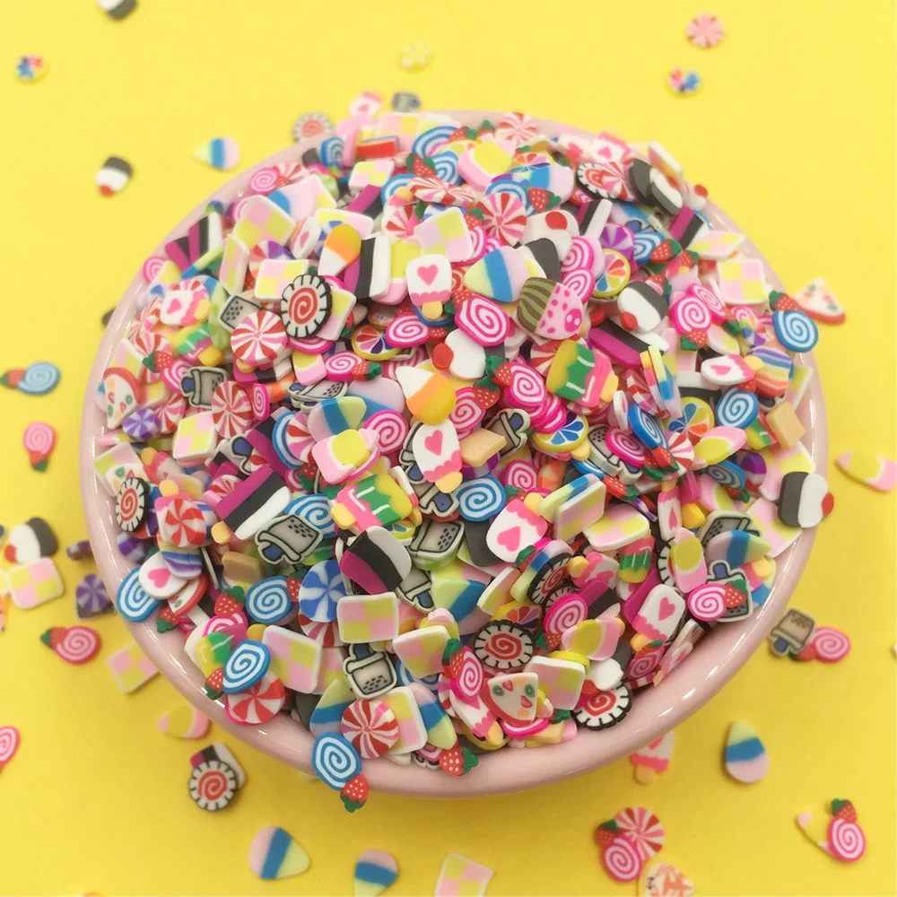 50 г смешанные в виде тортов и конфет Ломтики Полимерная горячий глины