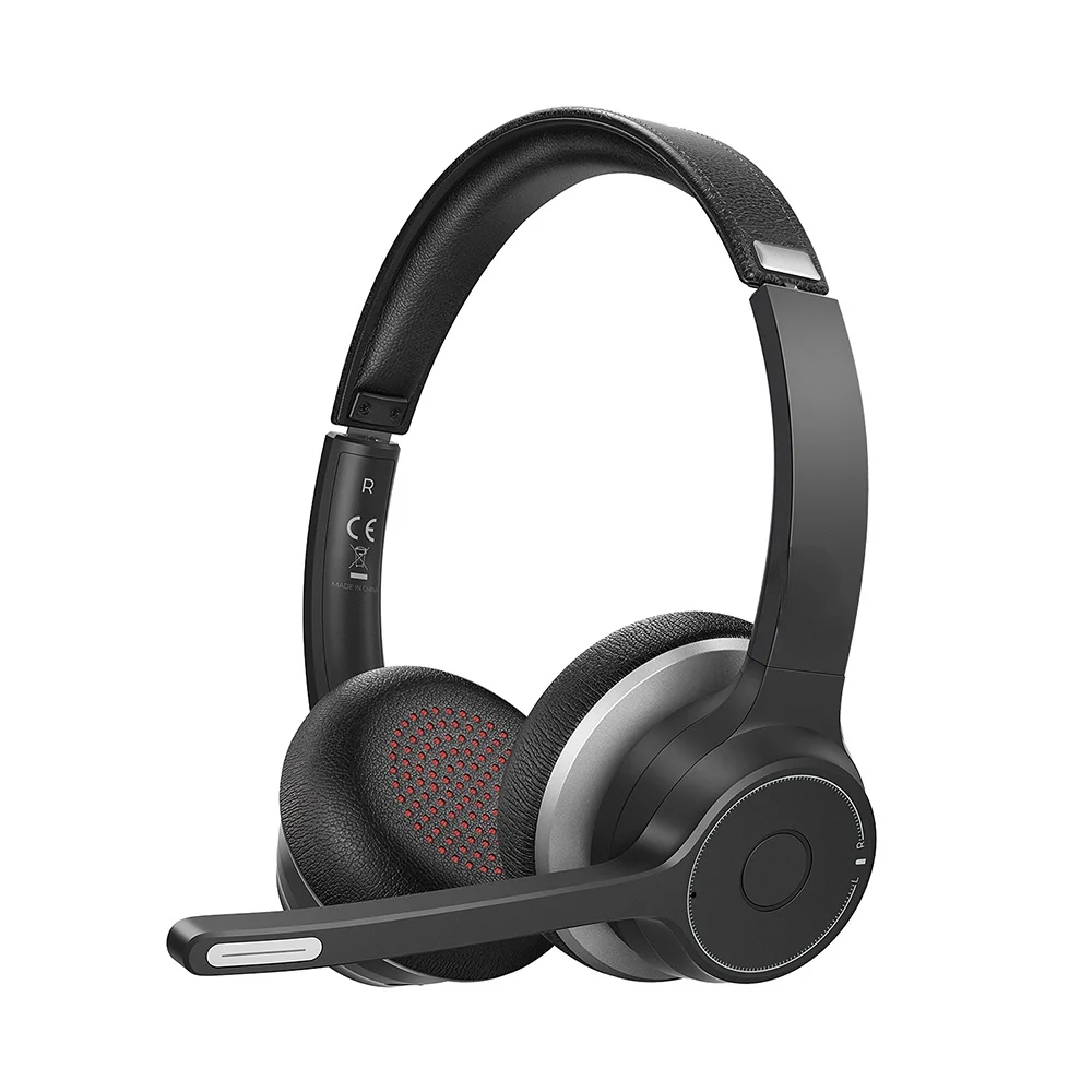 

Mpow HC5 Bluetooth Headset with Mic Wireless Headphones Built-in CVC8.0 Noise Canceling Microphone Handsfree for Office Calling