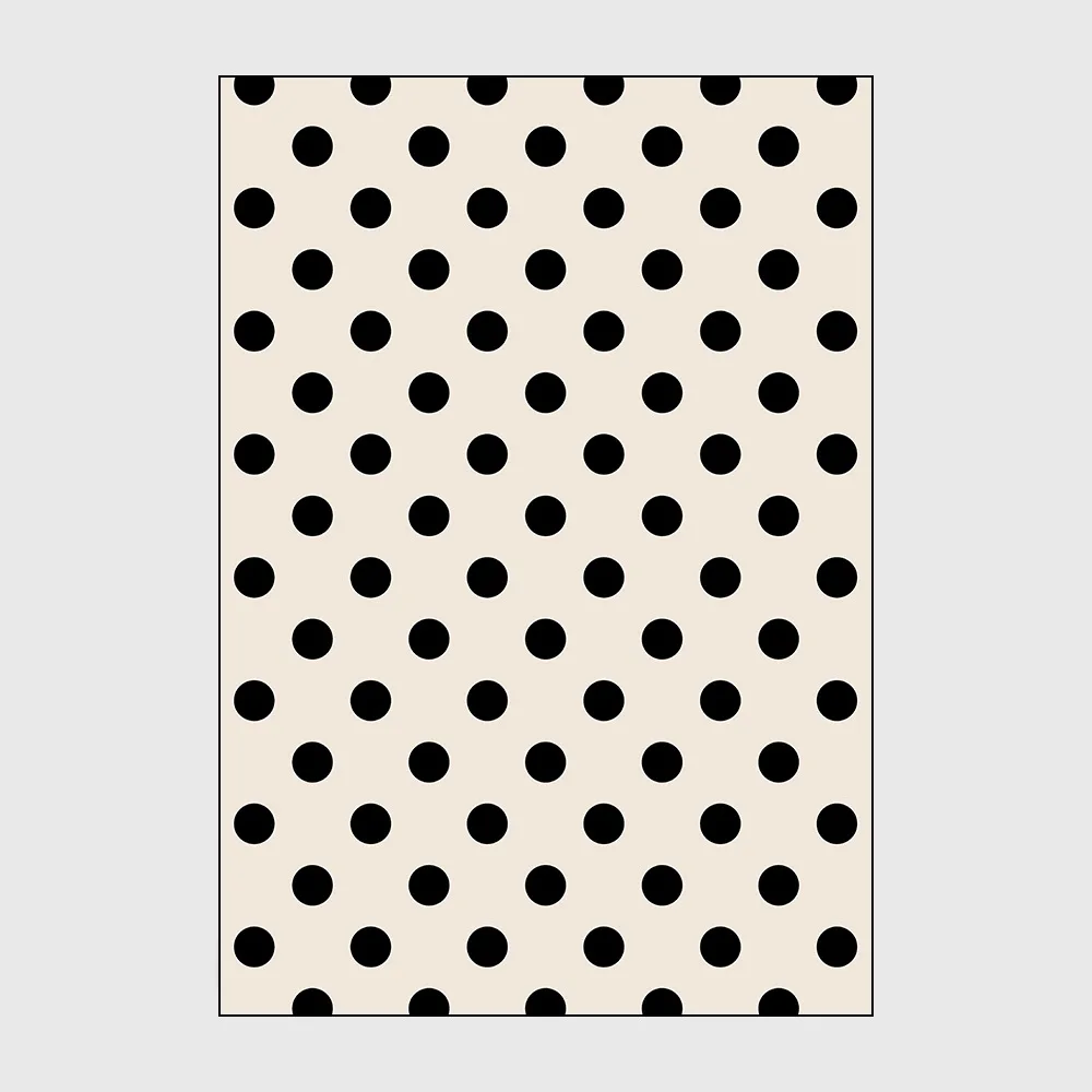 

Stylish Modern Minimalist Japanese-Korean Wind Small Dot Living Room Bedroom Kitchen Bedside Mat Carpet CustomCustom Size