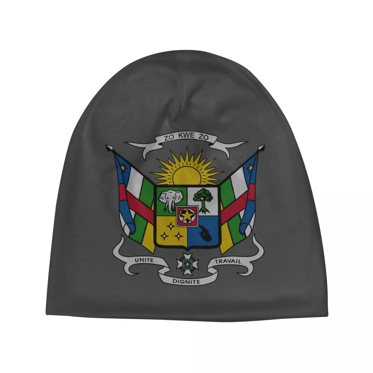 

Central African Rep Flag T mens and womens dry practical Sun Caps