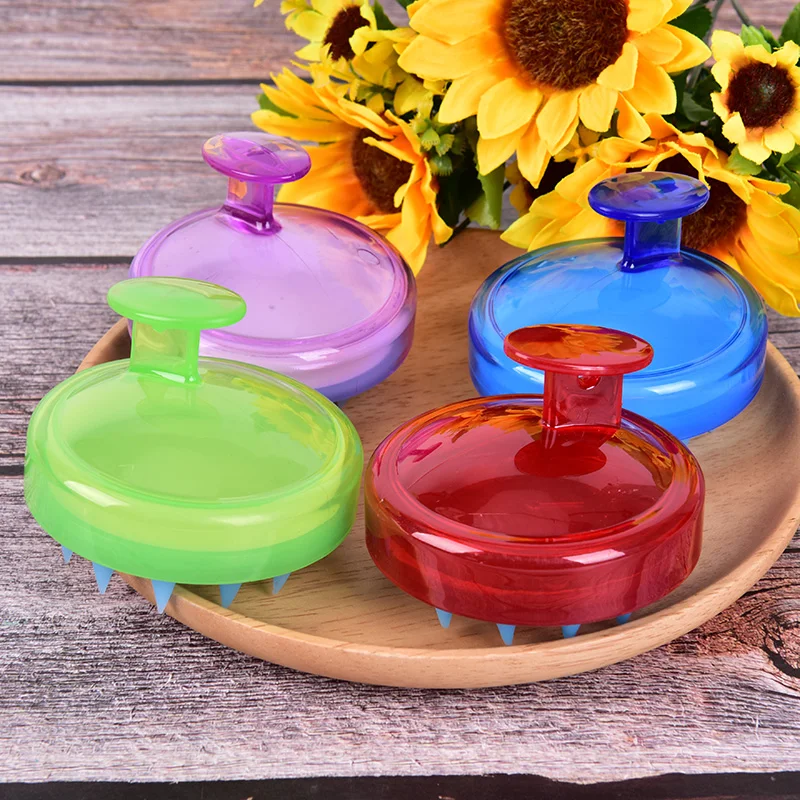 1 шт. спа массаж для похудения Кисть Силиконовая головка шампунь волос головы