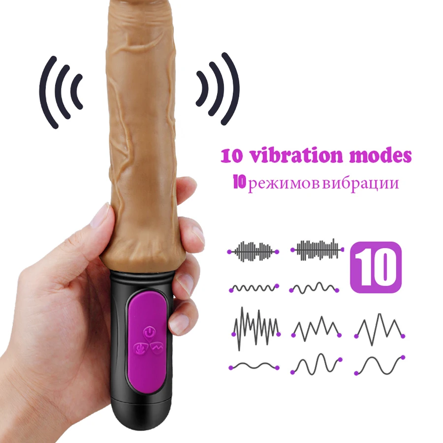 Heating Realistic Dildo Vibrator for Woman 10 speed bend Soft huge dildo Penis G Spot Vagina anus Masturbator Sex Toy adult | Красота и