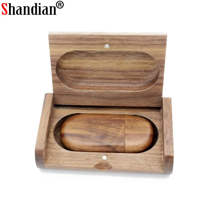 USB флеш накопитель SHANDIAN деревянный в подарочной коробке 64/32/16 ГБ|custom wooden usb|wooden usbbox