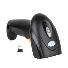 Upgraded Version Barcode Scanner Wireless 1D laser 2.4G Wireless & USB 2.0 Wired Bar Code Scanner Cordless Barcode reader