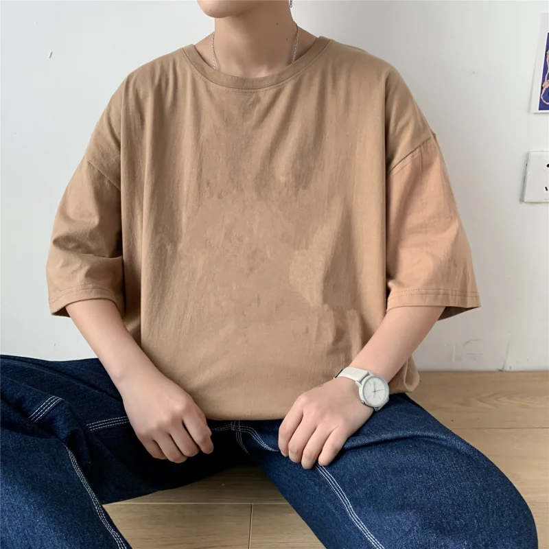 

2021 fashion men's T-shirt slim and thin, customizable patterns50
