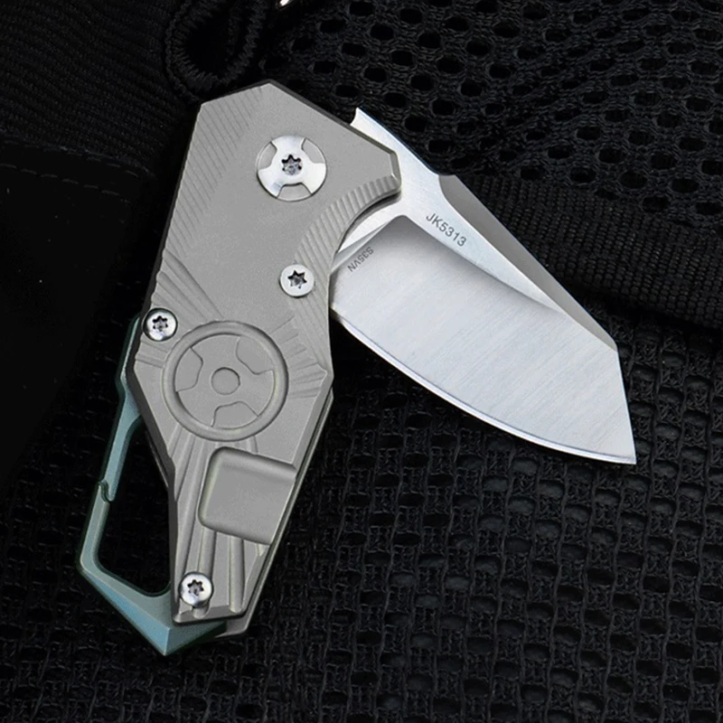 S35vn порошок сталь титановый сплав ручка тактический складной нож для выживания