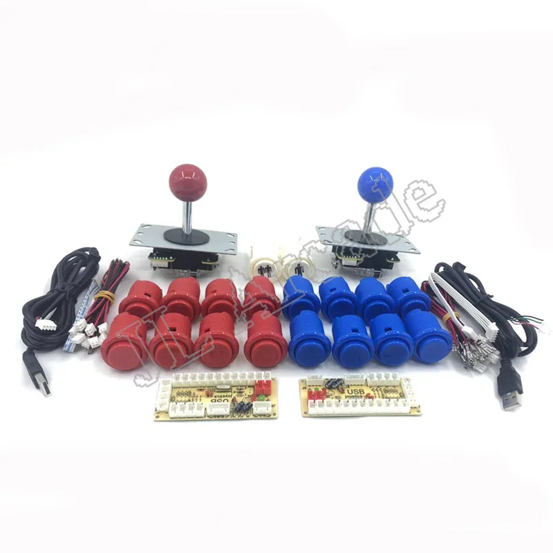 Комплект для самостоятельной сборки 2 игрока USB-контроллер с нулевой задержкой