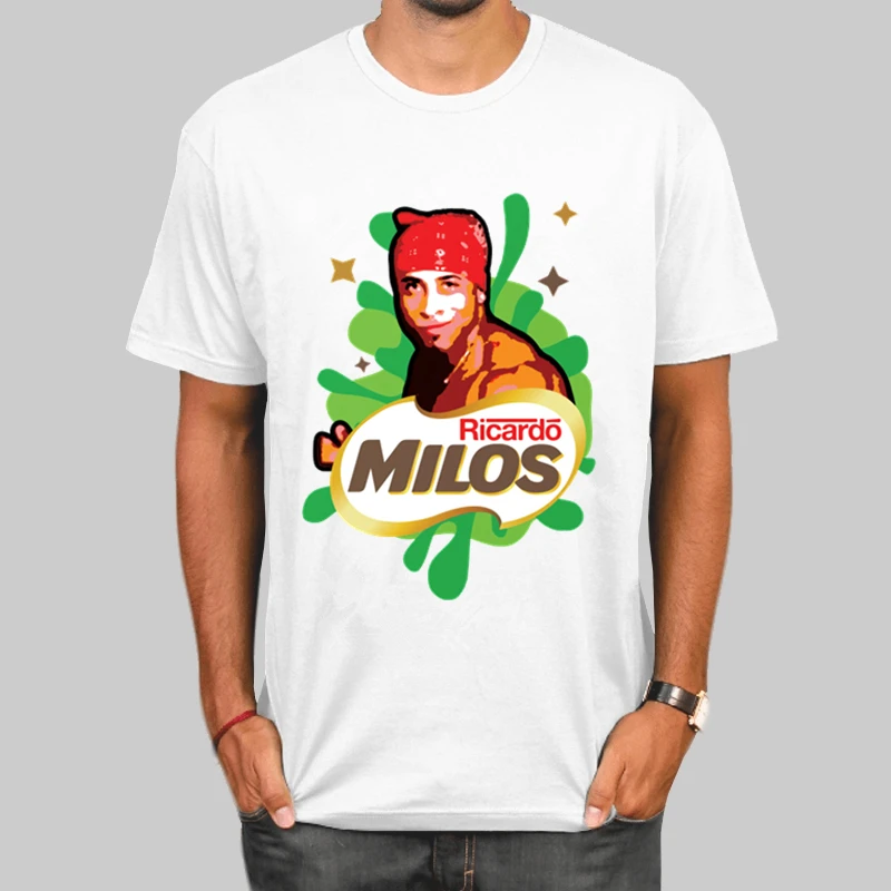 Ricardo Milos Эстетическая Винтажная летняя мужская футболка Harajuku уличная одежда Camisetas