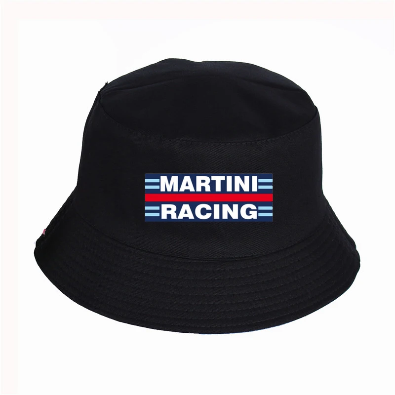 

2019 new Martini Racing Print Panama Bucket Hat High Quality Cap Summer Sport Cap Sun Visor Fishing Fisherman Hat