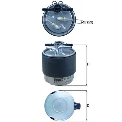 

DIESEL OIL FILTER 08 QASHQAI-XTRAIL-KOLEOS 1.5dci