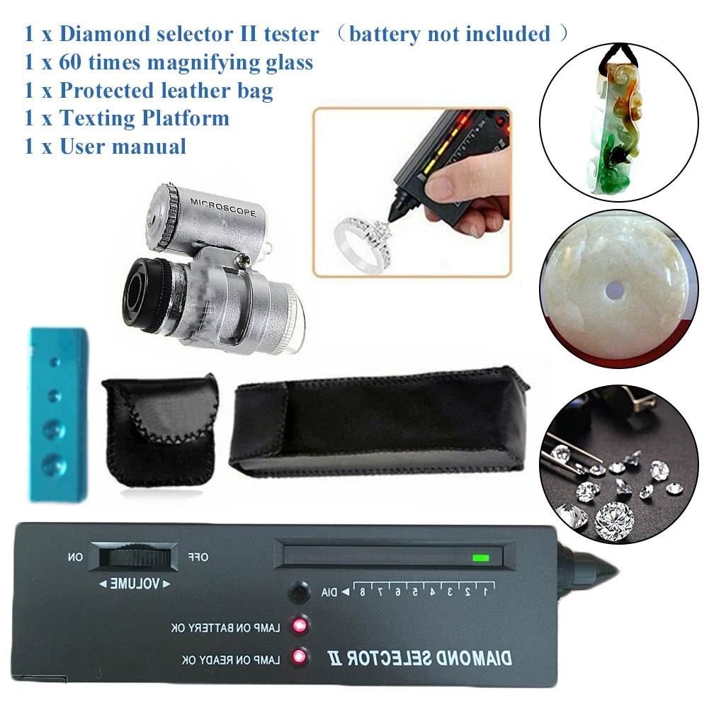 

4pcs/Set Portable Diamond Gems Tester Pen Gemstone Testing Kit Digital Electronic Test High Accuracy Jewelry Test Tool Hot！