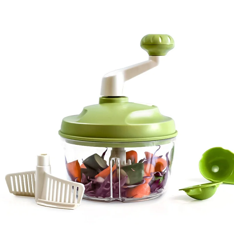 

High Capacity Meat Grinder Multifunction Grater Manual Vegetable Cutter For Kitchen Convenience Garlic Press Household Fixture