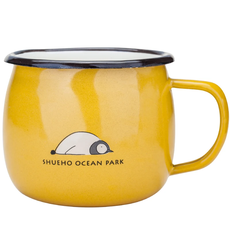 8 7 см cean Park эмалированная чашка домашняя Питьевая кружка Seagull penguin duck seal милые дети