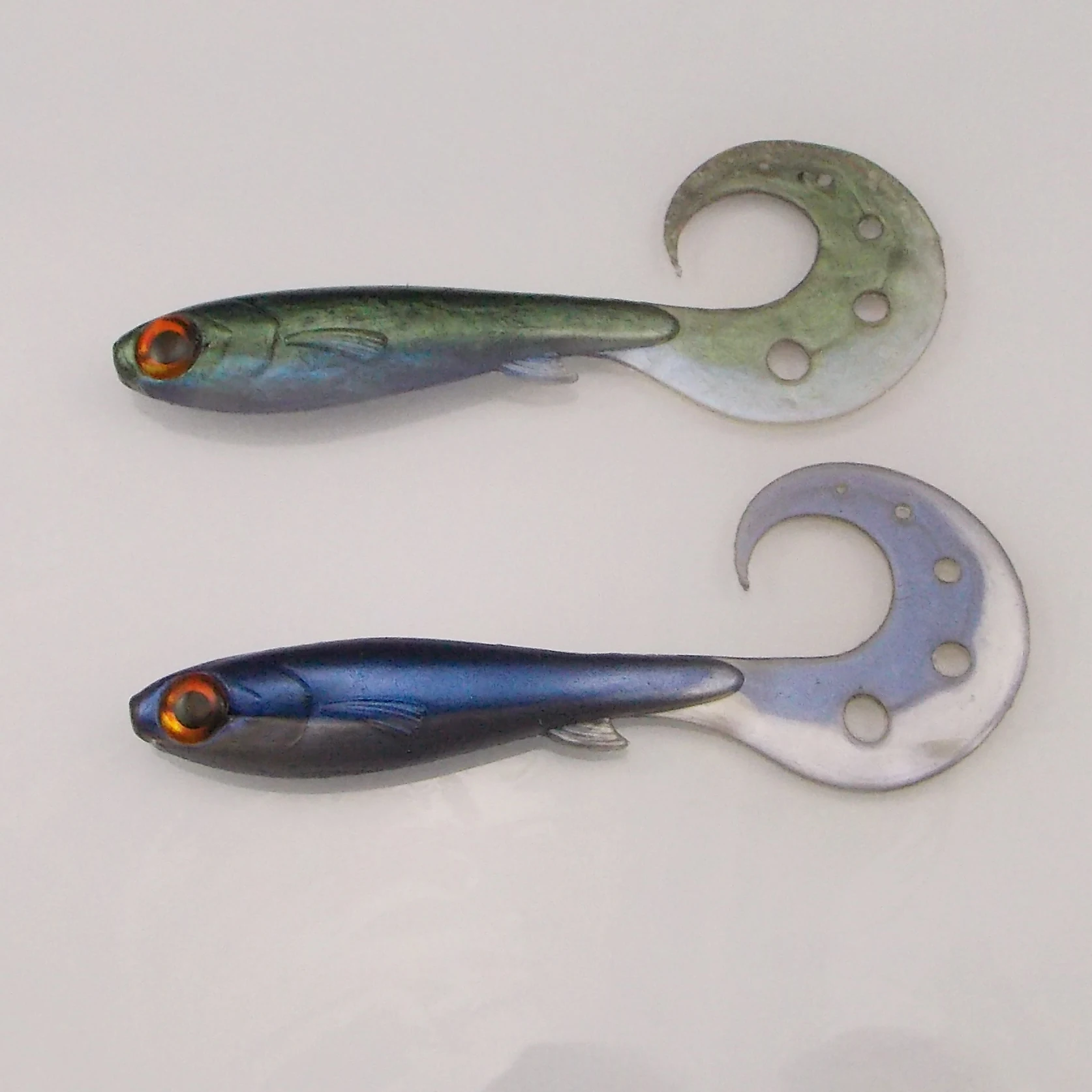 ESFISHING Новинка 2019 приманки Мягкая приманка кудрявый плаватель 100 мм 6 г шт. для