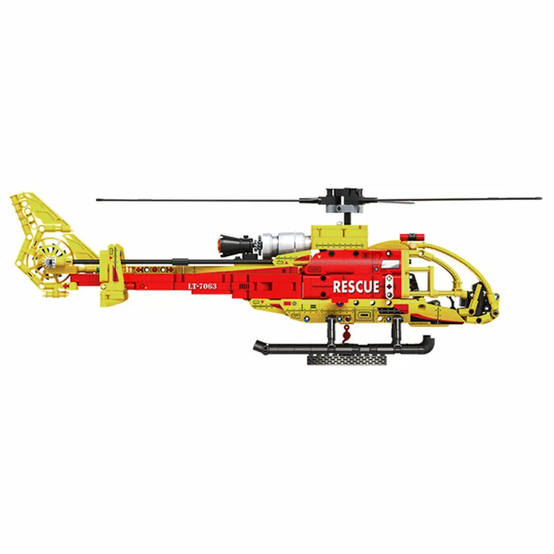 

Small particle technology series small antelope helicopter model assembly building blocks children's puzzle toys