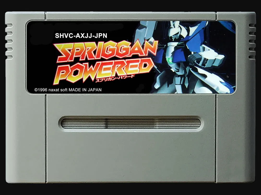 

Игровые карты: Spriggan с питанием (японская версия NTSC!)