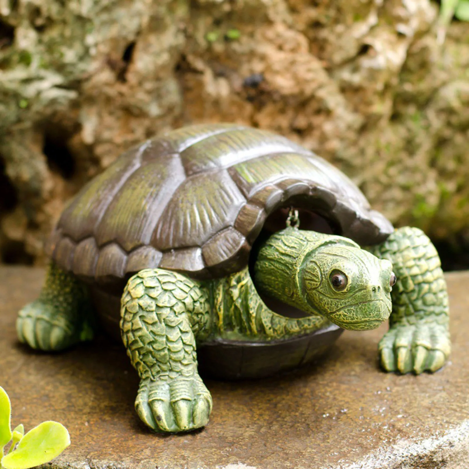 

Cute Garden Statue Resin Sculpture Turtle Statues Indoor Outdoor, Patio Yard Art Decor, Lawn Ornaments