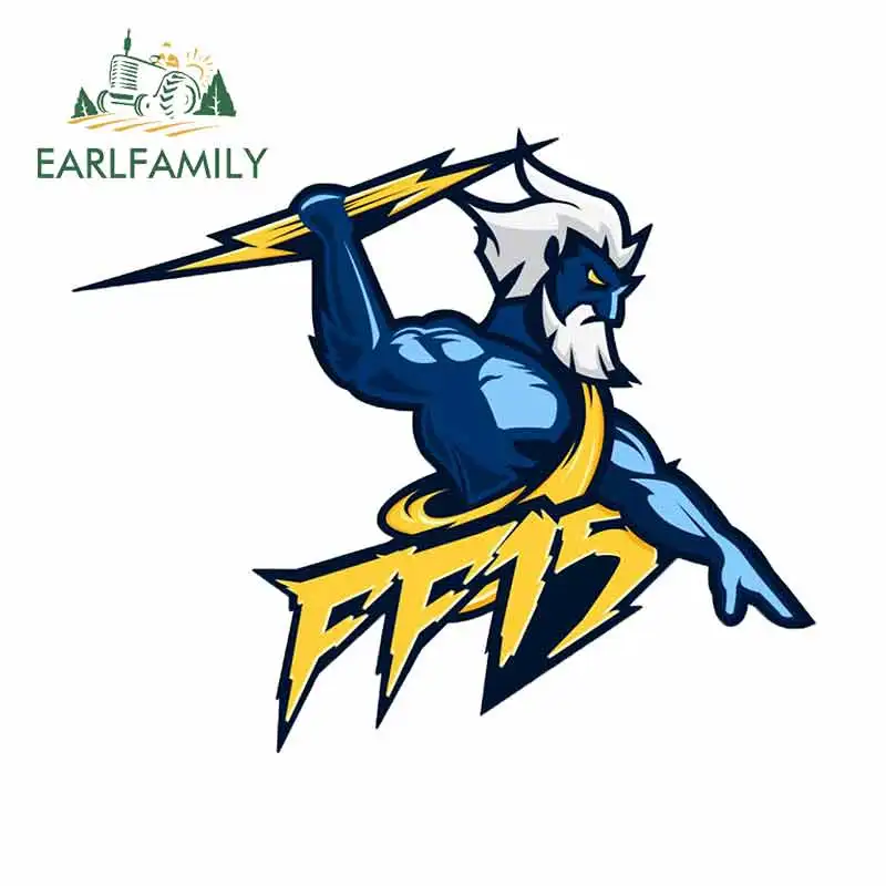 EARLFAMILY 13 см x 10 8 виниловые автомобильные наклейки с молнией аксессуары для