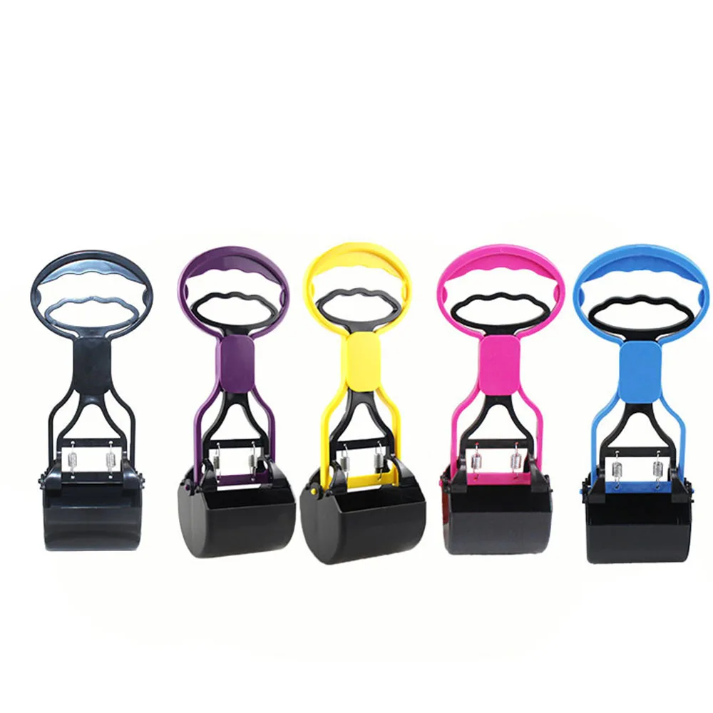 

Pet Dog Cat Pooper Scooper Long Handle Jaw Poop Scoop Outdoor Cleaner Waste Pick Up Convenient Animal Waste For Dog Supplies
