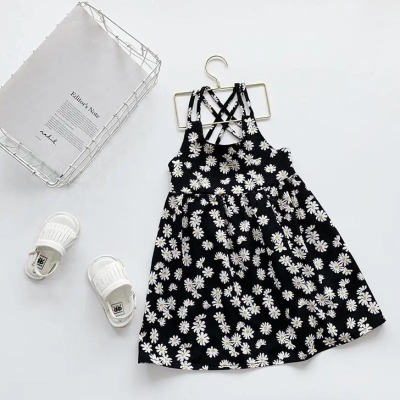 

Summer Party Dress For Girls Soft Chiffon Sleeveless Style Fashion Gowns Kids Birthday Wedding Party Dresses Children Clothing