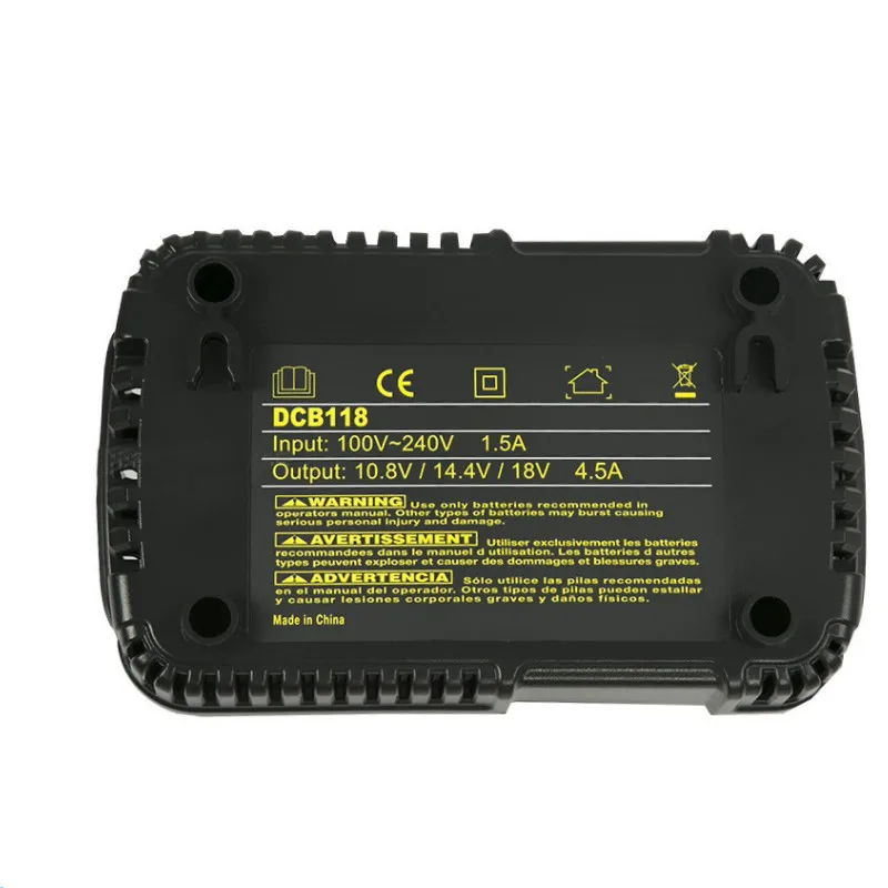 Быстрое зарядное устройство для литиевых батарей 14 4 а Dewalt DCB118 12 В/20 в DCB200 DCB180 DCB181