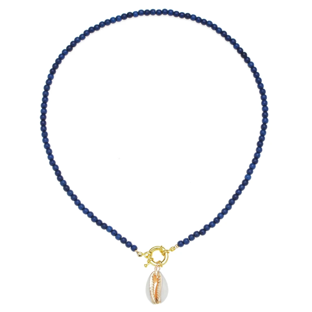 Очаровательные длинные ожерелья ручной работы из сплава с натуральным