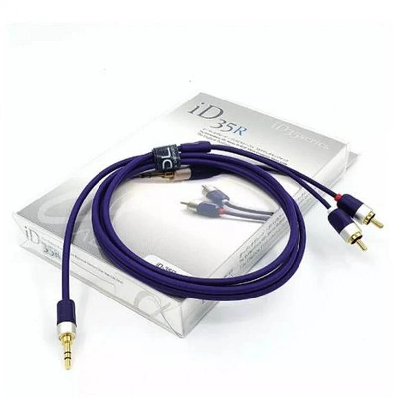Furutech ADL id-35r Hi-Fi RCA кабель 3,5 мм до 2 RCA двойной лотос гнездовой разъем для подключения сабвуфера домашний кинотеатр DVD/VCD/аудио кабель