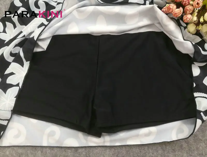PARAKINI, сдельный купальник,, плюс размер, 2XL, одежда для плавания, для женщин, пуш-ап, купальники, в горошек, с принтом, на бретельках, ретро платье, одежда для плавания, танкини