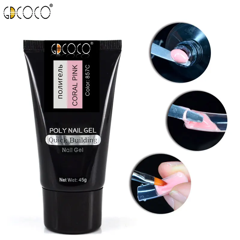 GDCOCO кристалл гель УФ светодиодный дизайн ногтей CANNI советы для маникюра