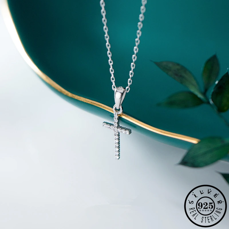 100% 925 стерлингового серебра Блестящий кубического циркония подвеска в форме