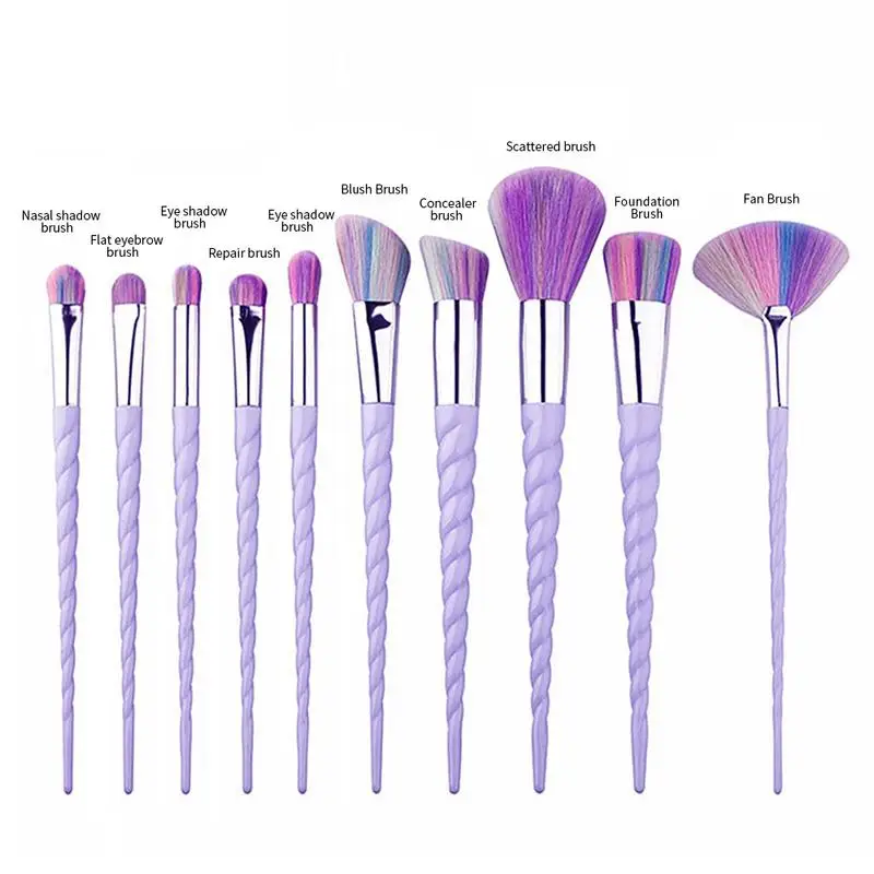 10 шт. набор кистей для макияжа Профессиональная основа Тени век консилер
