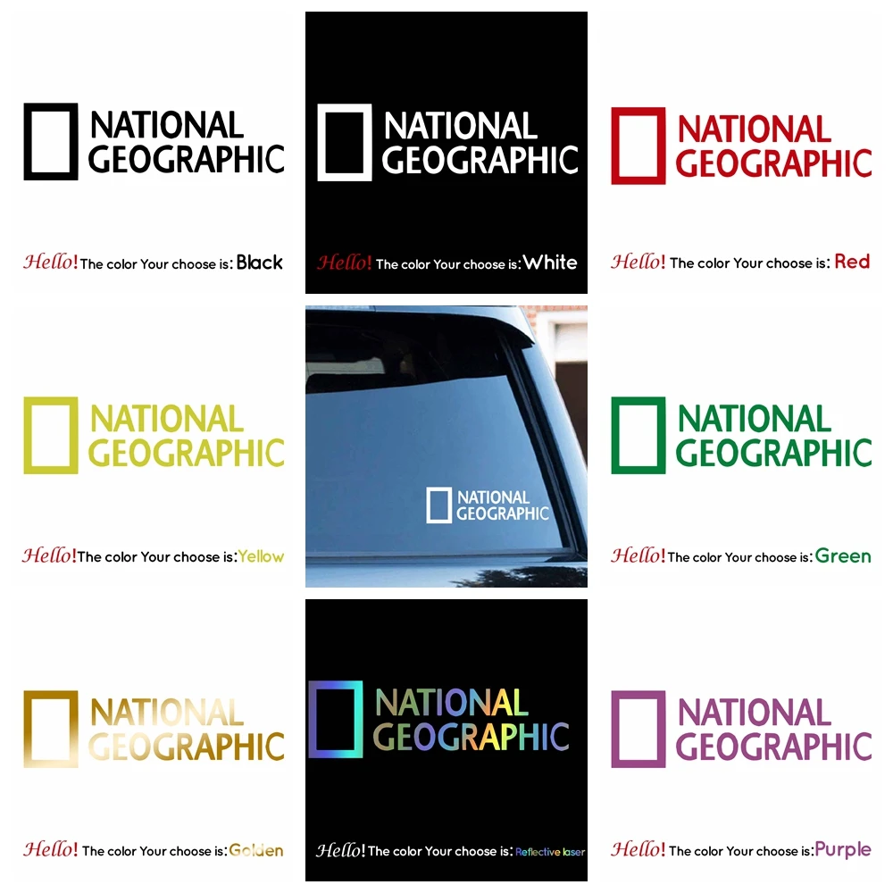 

Diy National Geographic Channel Car Assessoires Car Body Window Auto Decoration Car Styling Stickers And Decals