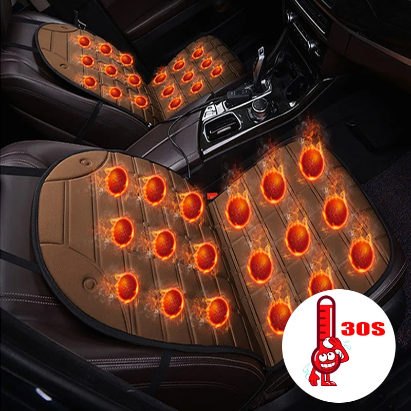 

12V Car Heated Seat Cushion Cover Heating Electric Car Seat Cushion Hot Keep Warm Universal Car Seat Cover In Winter 12V