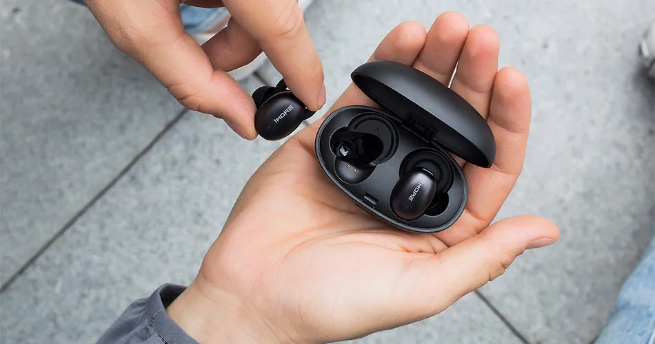 1 еще E1026BT стильные настоящие беспроводные TWS наушники Bluetooth 5,0 наушники-вкладыши E1026BT-I Bean с поддержкой aptX ACC с микрофоном