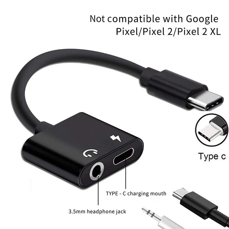 EHUNT 2 в 1 Зарядка+ аудио 3 5 мм разъем для Usb до 3 5 мм разъем Usb type C аудио разъем