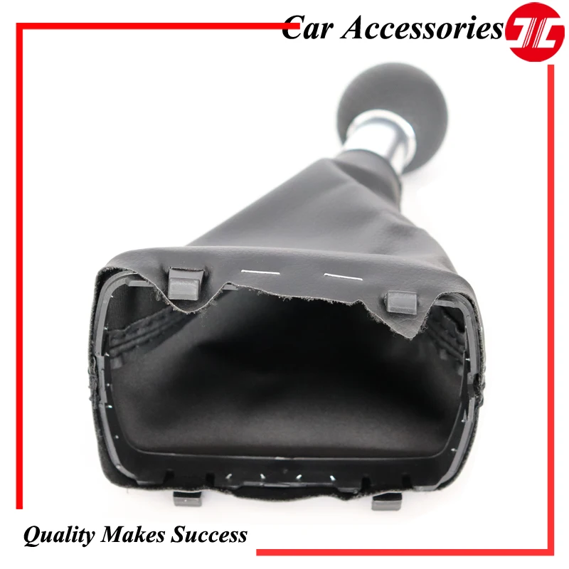 Автомобильная ручка переключения передач с 5 скоростями кожаным ботинком Gaiter для