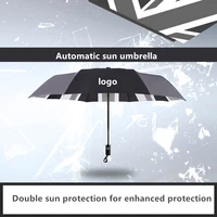 for bmw mini cooper dedicated rice flag british umbrellas fully automatic folding car umbrellas