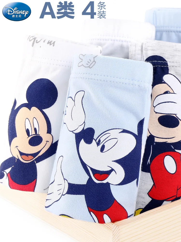 Оригинальные боксеры Disney Микки Дональд Дак нижнее белье для мальчиков Детские