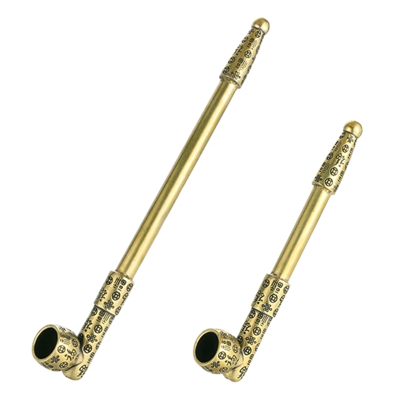 

Латунная табачная трубка в стиле ретро, символ благоприятного иероглифа фу, винтажная антикварная игра, Мужская футболка Orna, курительная тр...