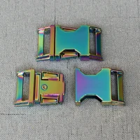 20 Pieces 20mm Rainbow Detach Buckle Use For Outdoor Sports Bags Students Bags Luggage Travel Buckle Accessories