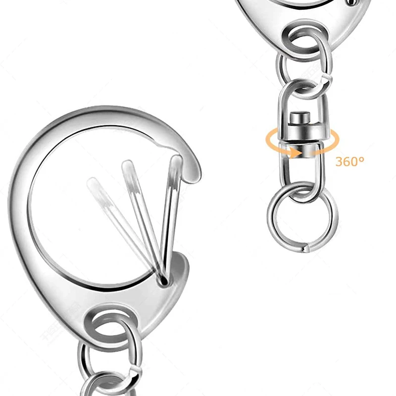 Брелок-кольцо для ключей 2 цвета креативная C + 8-образная Пряжка Висячие