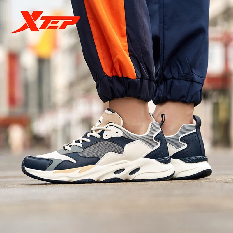 Xtep/мужские кроссовки на массивной подошве Сезон осень Легкая дышащая