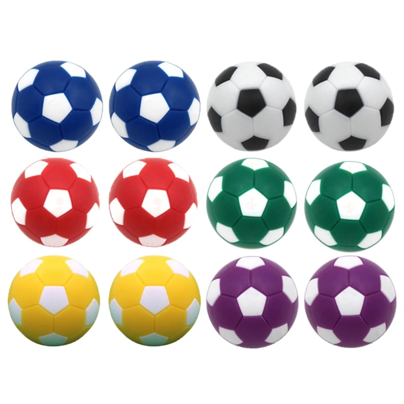 

Foosball Table Replacement Foosballs- 12 Pack - 36mm Game Tabletop Size - Multi Colored Tabletop Soccer Balls 24BD