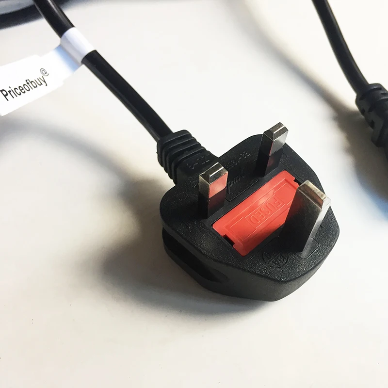 Великобритания HongKong Plug Кабель питания 3 Pin для hp DELL переключатели роутеры ноутбук