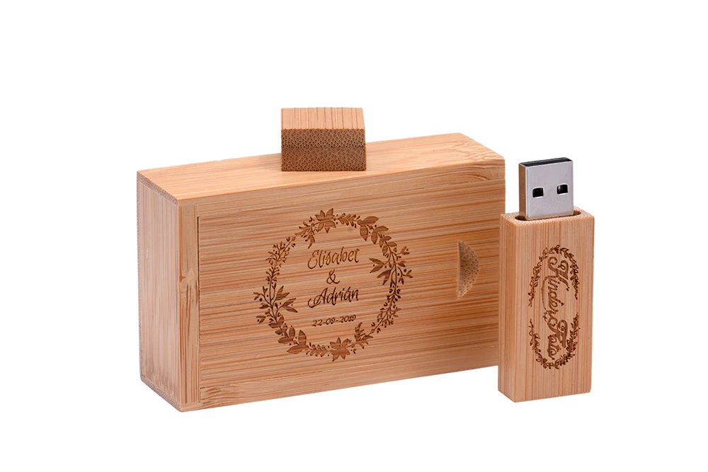 JASTER USB 2,0 Клен деревянный usb+ Подарочная коробка usb флэш-накопитель 4 ГБ 8 ГБ 16 ГБ 32 ГБ 64 ГБ(более 10 шт бесплатный логотип) свадебные подарки