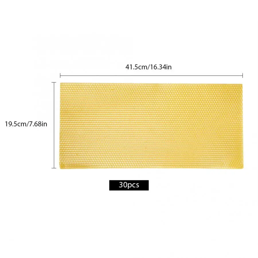 30 шт. Пчеловодство гнездо коробка основа пчелиный воск сотовые листы инструменты