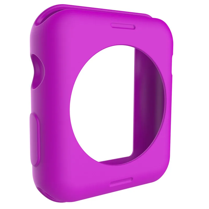Замена для Apple Watch1/2/3 общего назначения 38 мм/42 мм Смарт-часы силиконовый чехол Гель