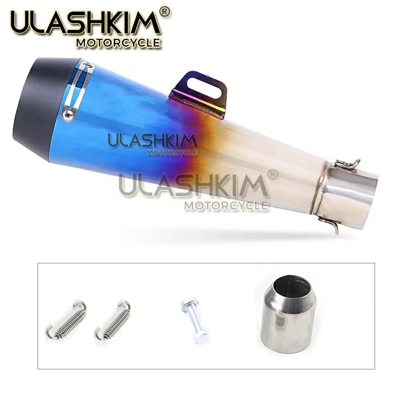 Универсальный 38-51 мм Мотоцикл выхлопная труба скутера M4 Escape GP горшок глушитель
