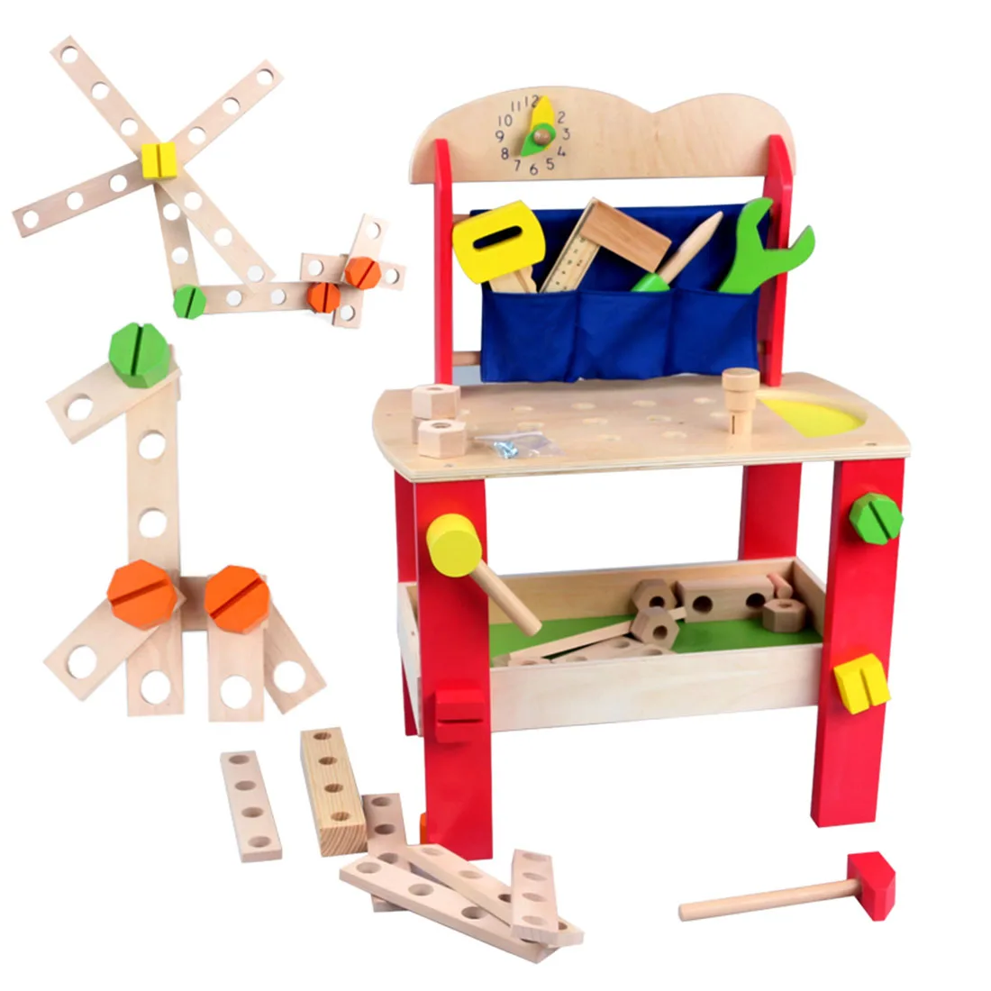 Children Simulation Repair Tool Kit Nut Building Blocks Assembly Toy Kids Boys Screwing Blocks Toys Christmas Gifts - Цвет: type 5