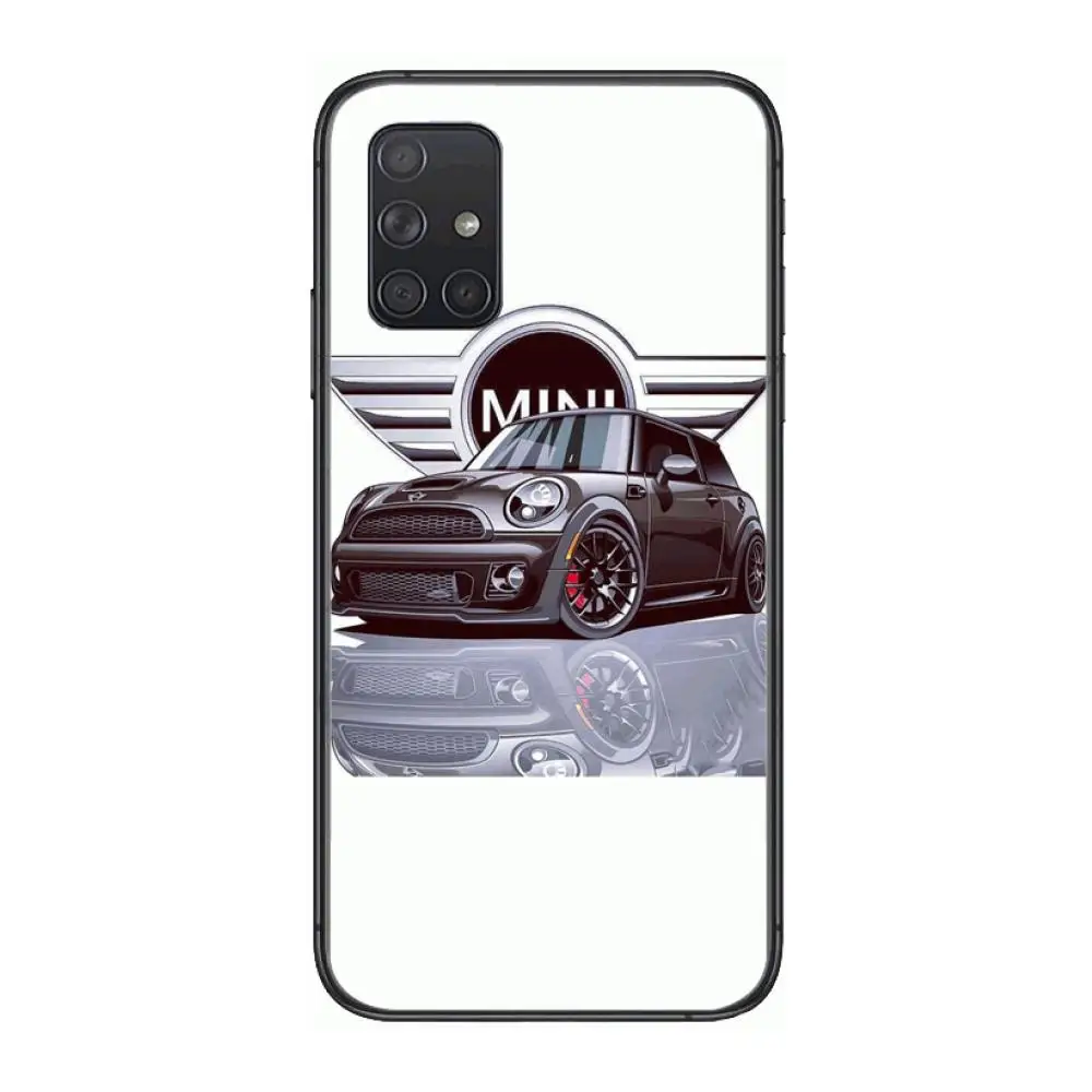 

estilo mini carro Phone Case Hull For Samsung Galaxy A 50 51 20 71 70 40 30 10 E 4G 5G S Black Shell Art Cell Cover